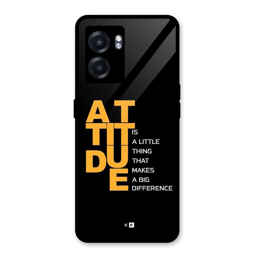 Attitude Difference Glass Back Case for Realme Narzo 50 5G
