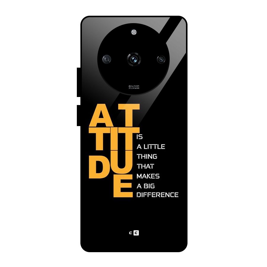 Attitude Difference Glass Back Case for Realme Narzo 60 5G