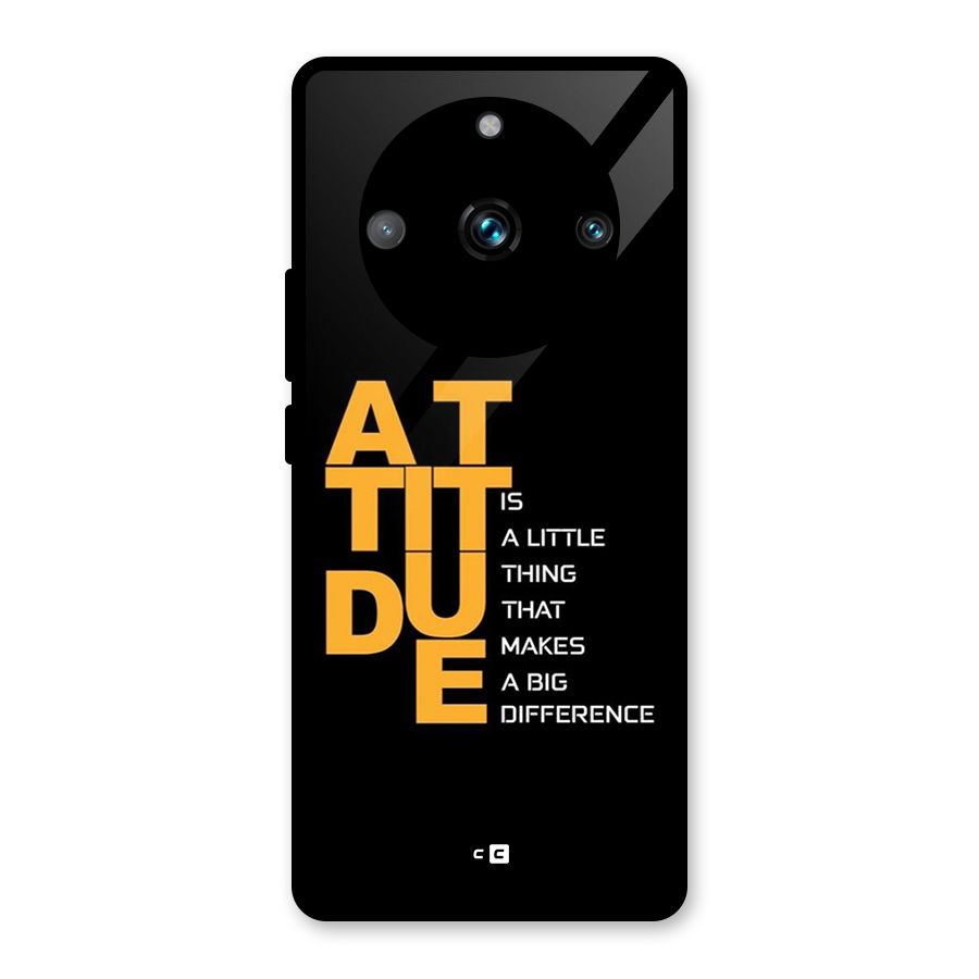 Attitude Difference Glass Back Case for Realme Narzo 60 Pro