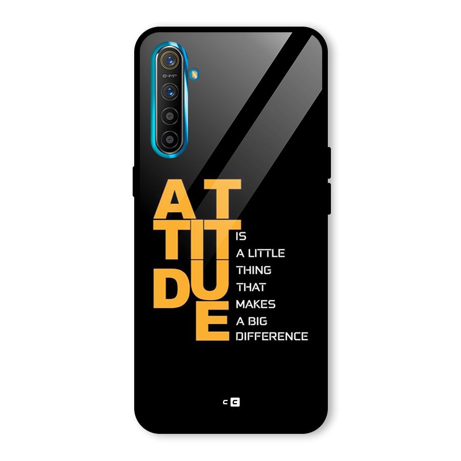 Attitude Difference Glass Back Case for Realme X2