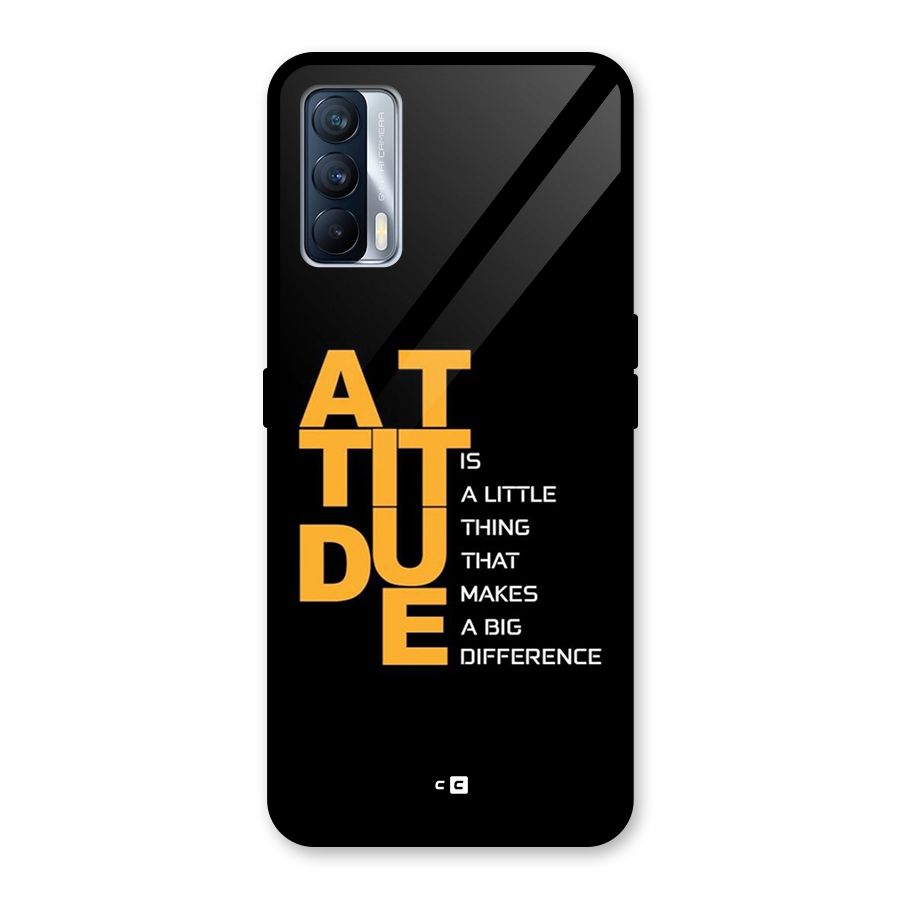 Attitude Difference Glass Back Case for Realme X7