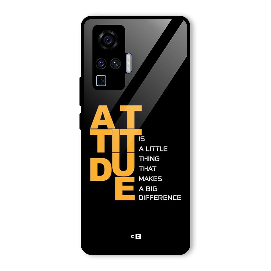 Attitude Difference Glass Back Case for Vivo X50 Pro