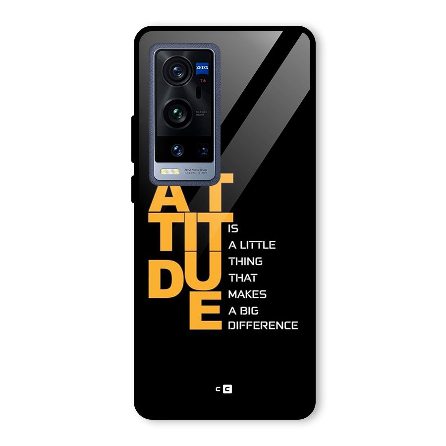Attitude Difference Glass Back Case for Vivo X60 Pro Plus