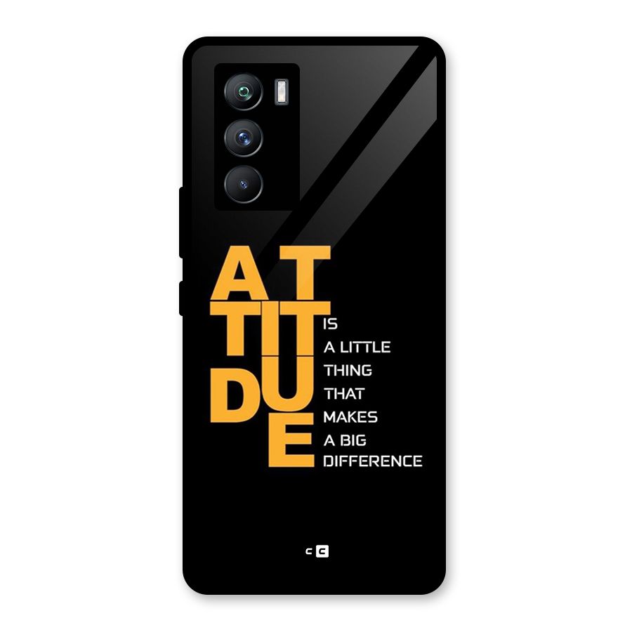 Attitude Difference Glass Back Case for Vivo iQOO 9 SE