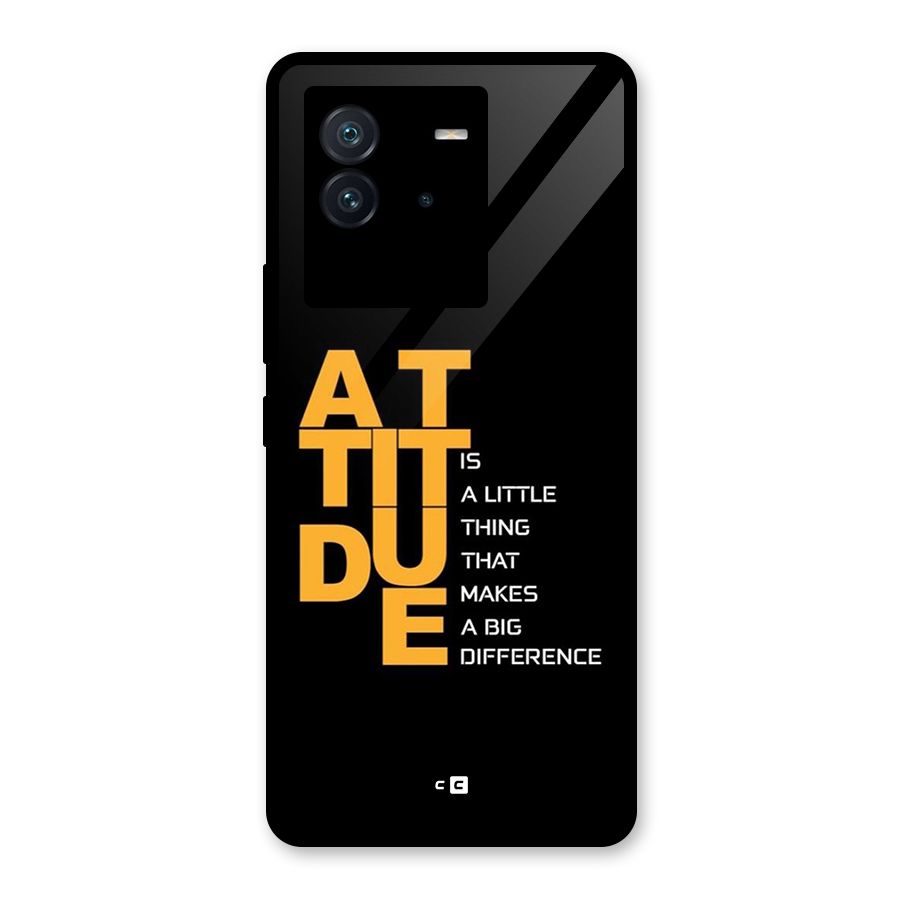 Attitude Difference Glass Back Case for Vivo iQOO Neo 6 5G