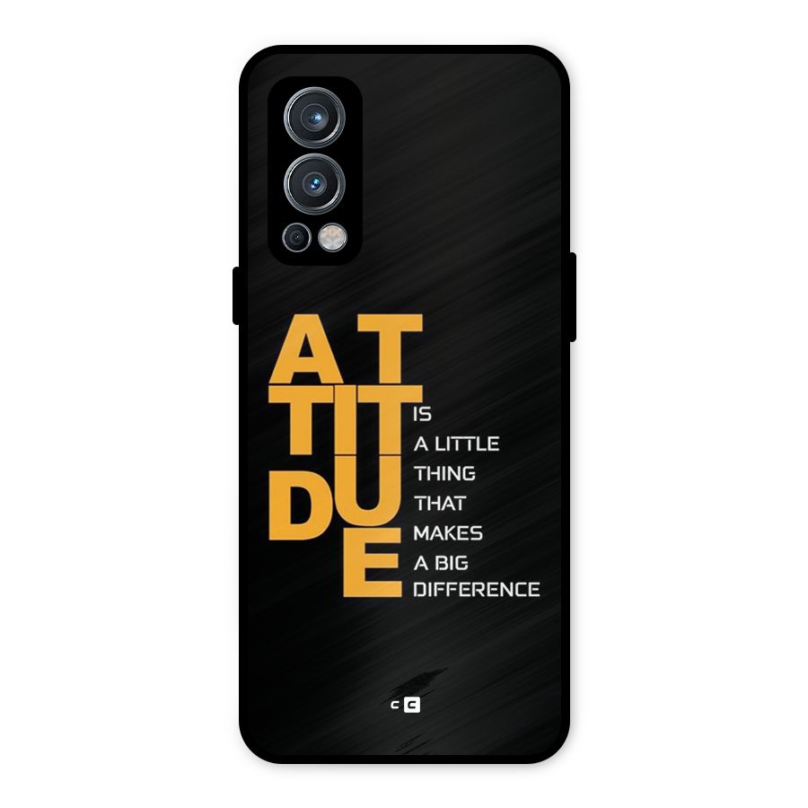 Attitude Difference Metal Back Case for OnePlus Nord 2 5G