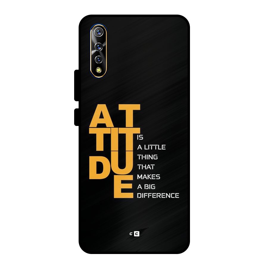 Attitude Difference Metal Back Case for Vivo S1