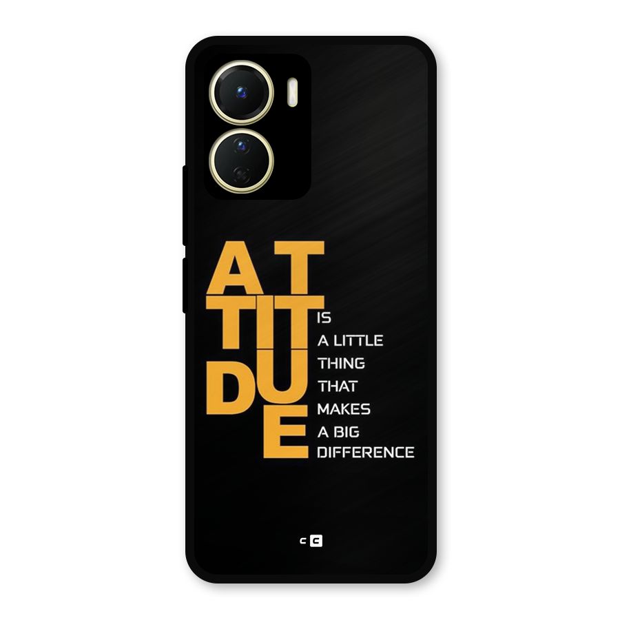 Attitude Difference Metal Back Case for Vivo T2x