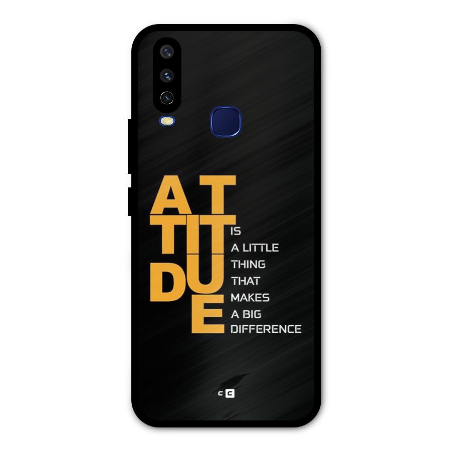 Attitude Difference Metal Back Case for Vivo U10