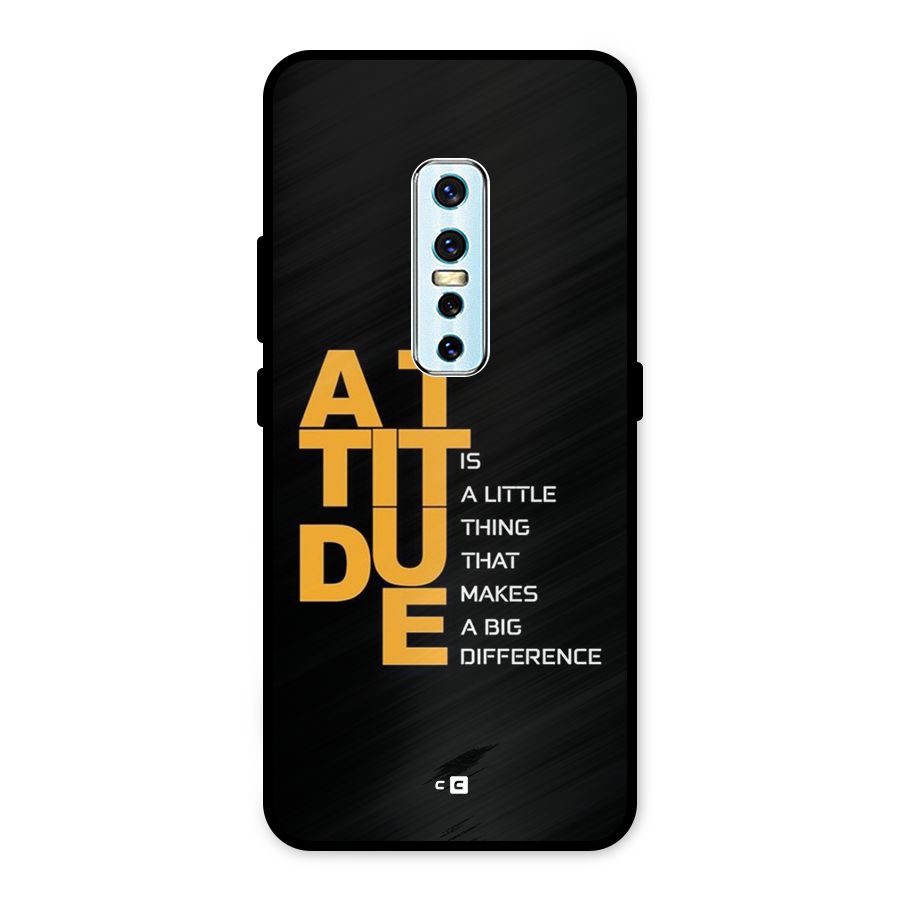Attitude Difference Metal Back Case for Vivo V17 Pro