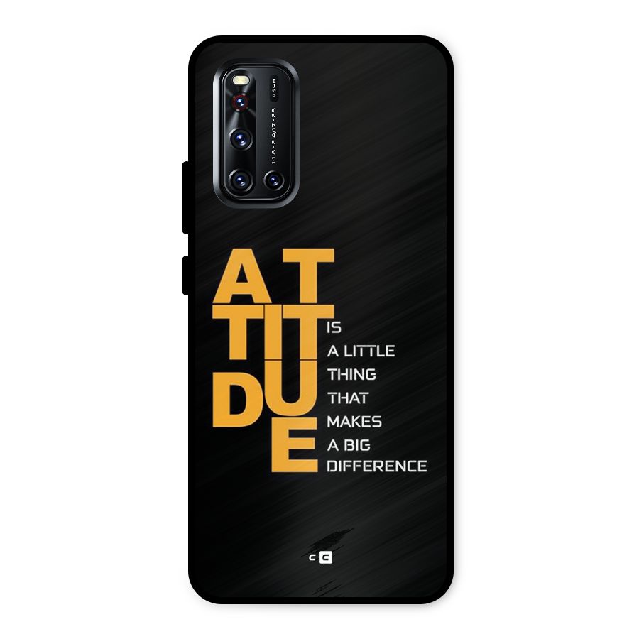 Attitude Difference Metal Back Case for Vivo V19