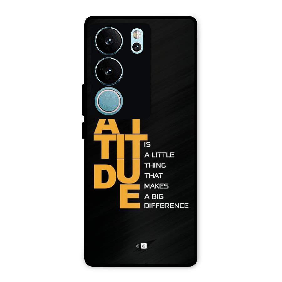 Attitude Difference Metal Back Case for Vivo V29