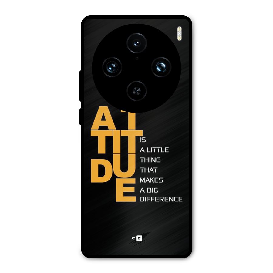 Attitude Difference Metal Back Case for Vivo X100 Pro