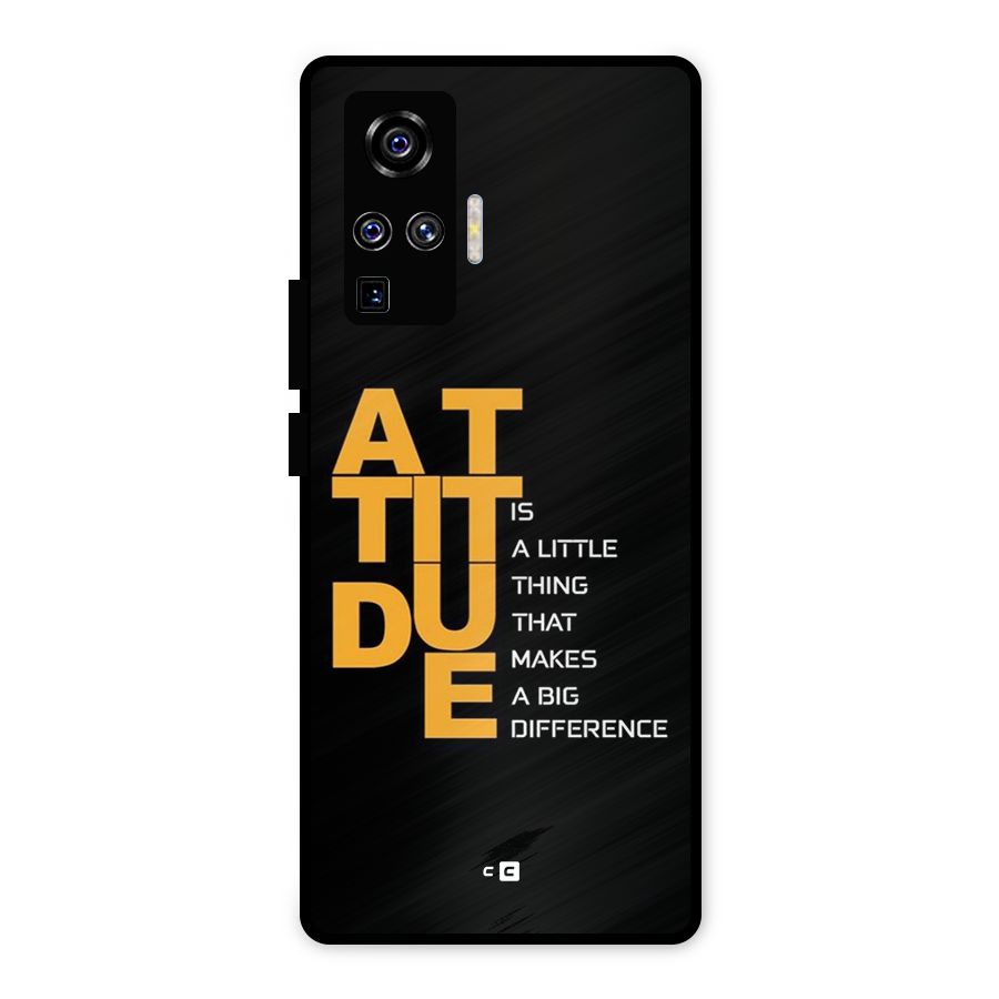 Attitude Difference Metal Back Case for Vivo X50 Pro