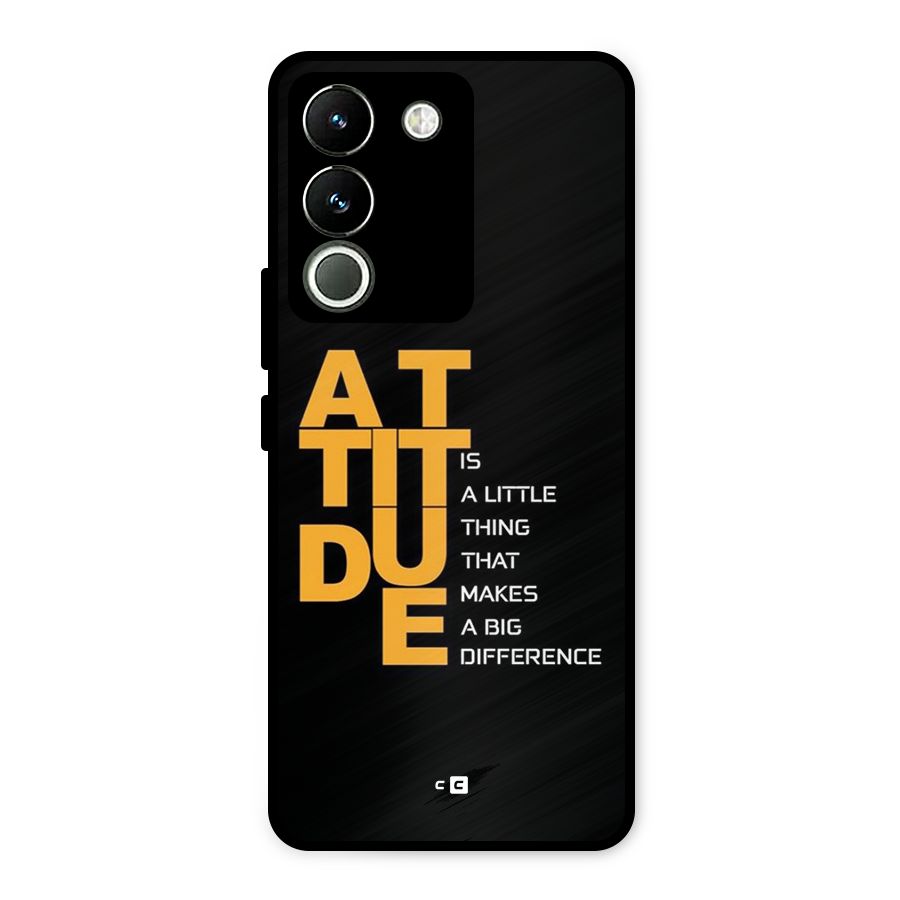 Attitude Difference Metal Back Case for Vivo Y200