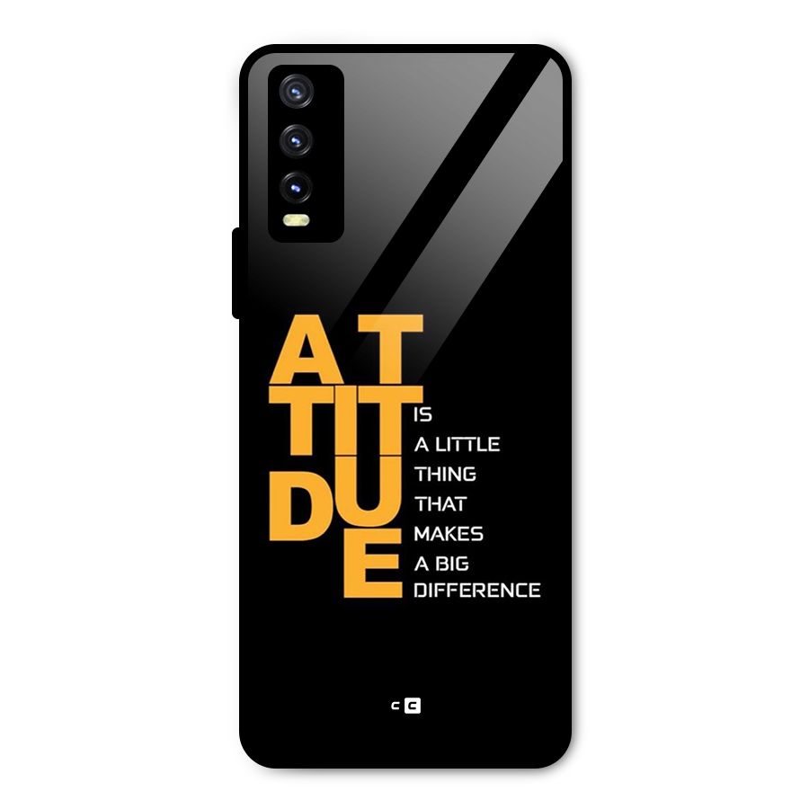 Attitude Difference Metal Back Case for Vivo Y20g