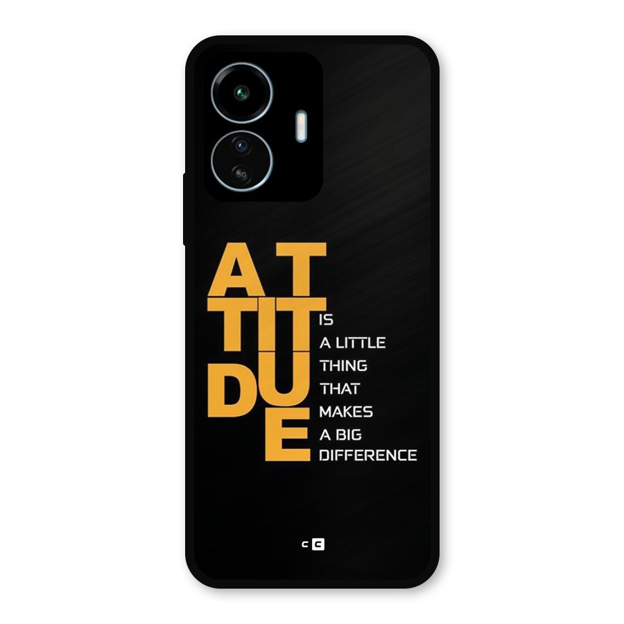 Attitude Difference Metal Back Case for vivo iQOO Z6 Lite 5G