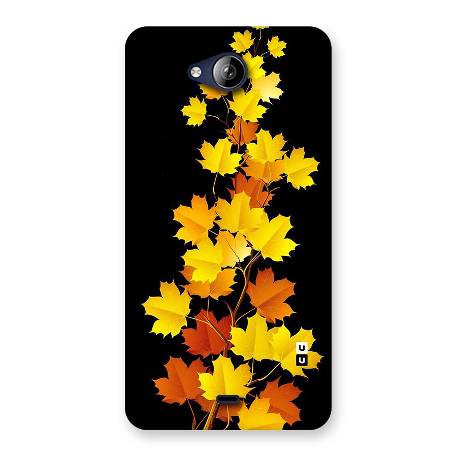 Autumn Forest Leaves Back Case for Canvas Play Q355
