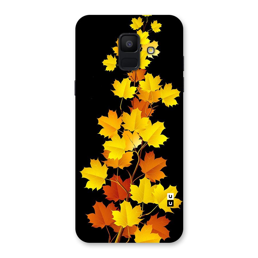 Autumn Forest Leaves Back Case for Galaxy A6 (2018)