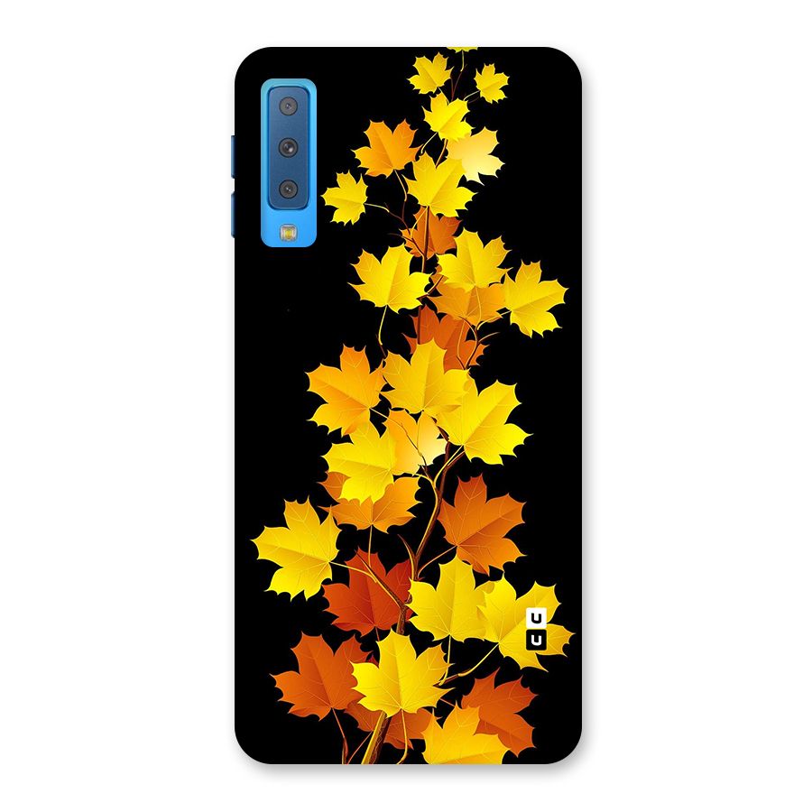 Autumn Forest Leaves Back Case for Galaxy A7 (2018)