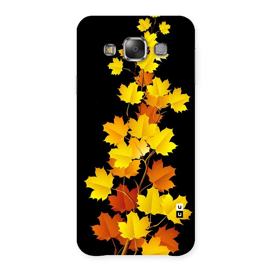 Autumn Forest Leaves Back Case for Galaxy E7