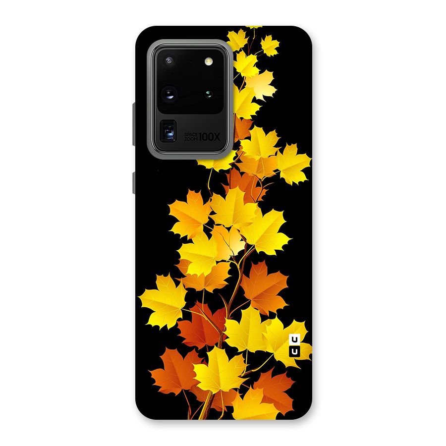 Autumn Forest Leaves Back Case for Galaxy S20 Ultra