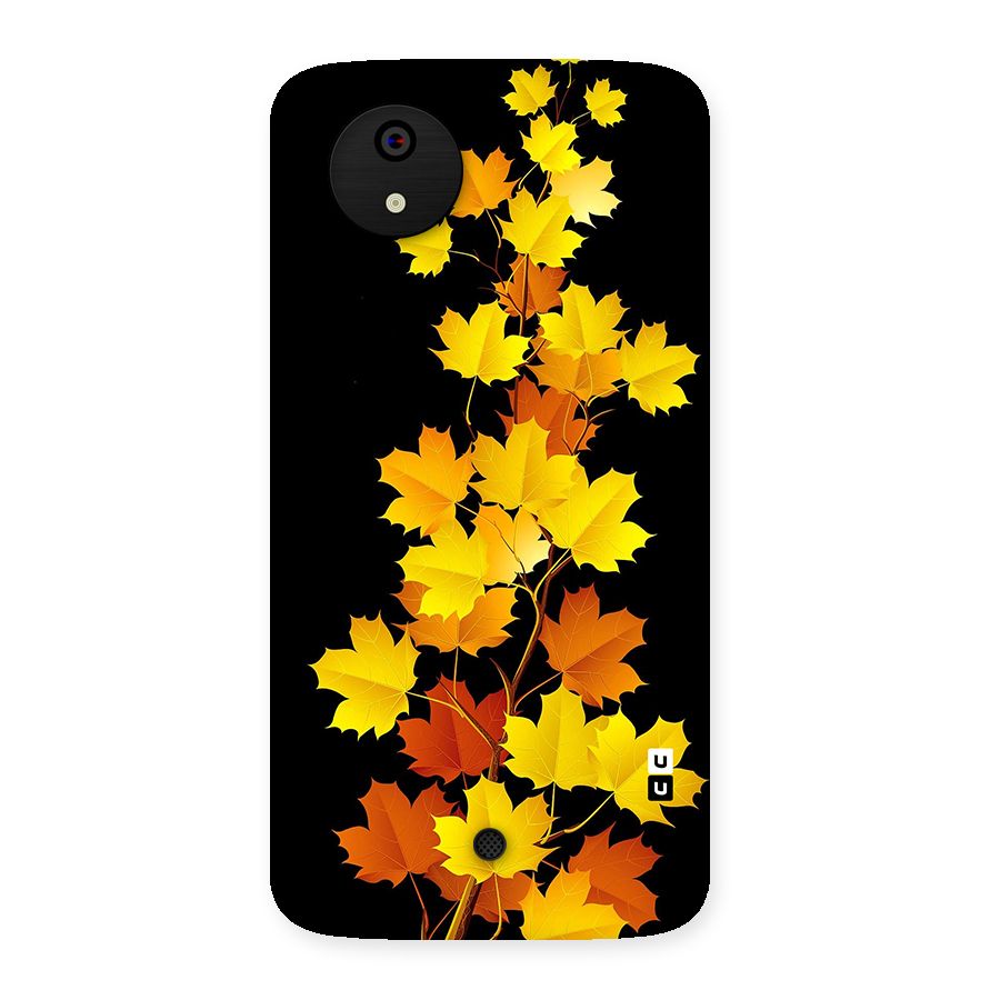Autumn Forest Leaves Back Case for Micromax Canvas A1