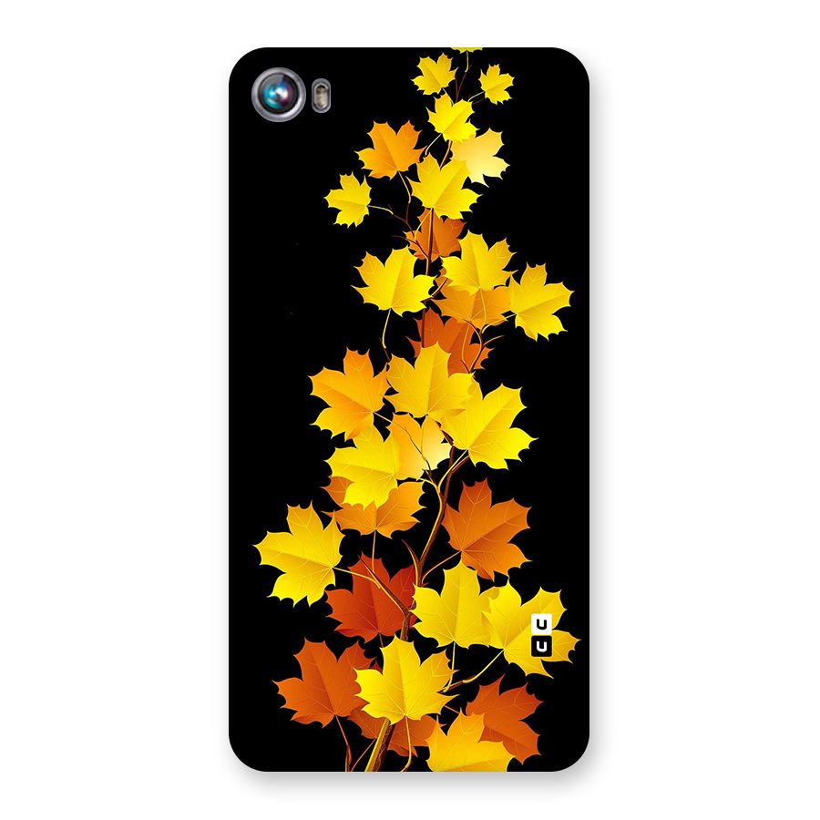 Autumn Forest Leaves Back Case for Micromax Canvas Fire 4 A107