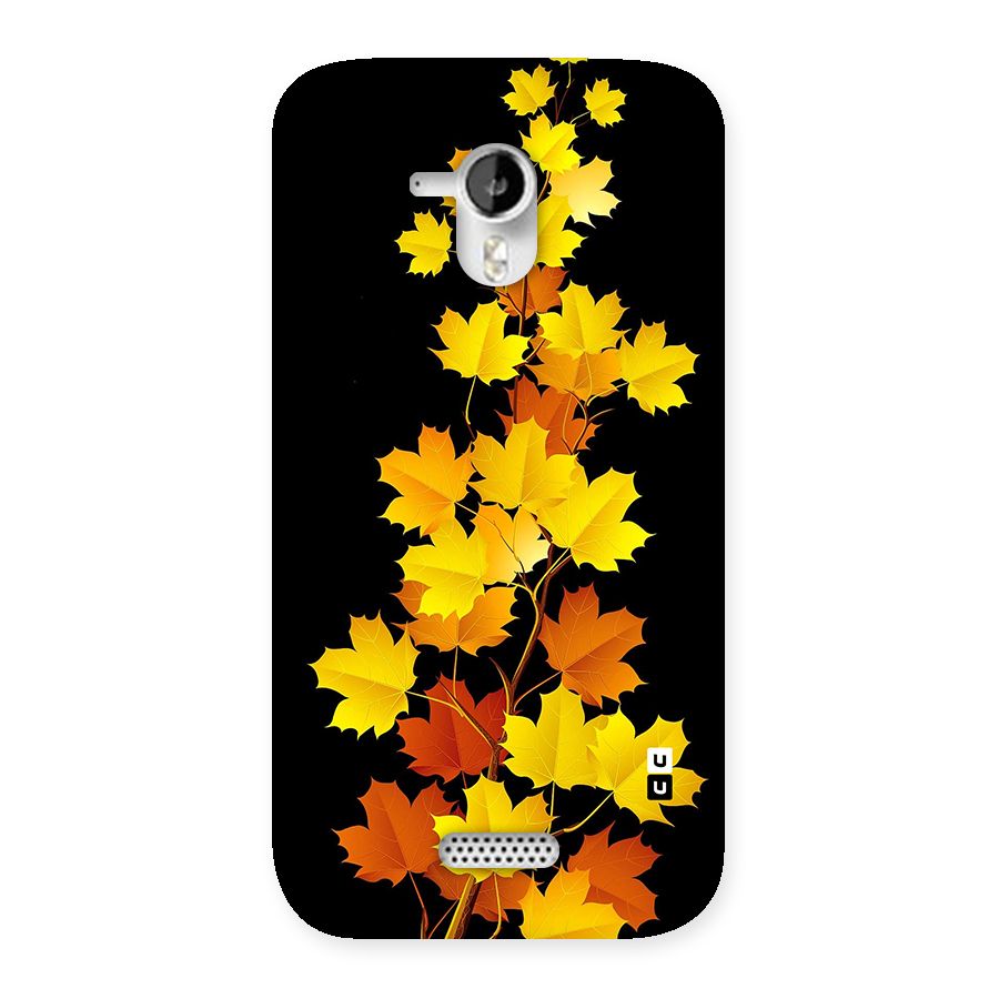 Autumn Forest Leaves Back Case for Micromax Canvas HD A116