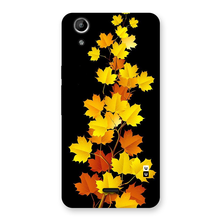 Autumn Forest Leaves Back Case for Micromax Canvas Selfie Lens Q345