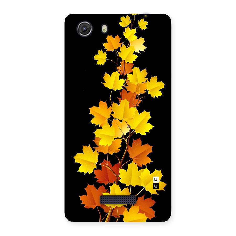 Autumn Forest Leaves Back Case for Micromax Unite 3