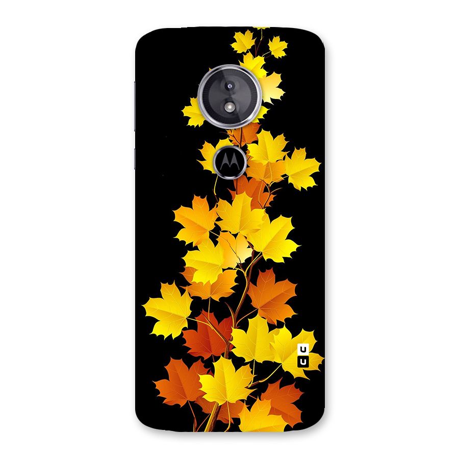 Autumn Forest Leaves Back Case for Moto E5