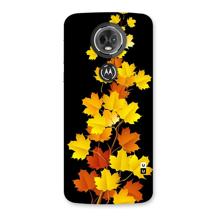 Autumn Forest Leaves Back Case for Moto E5 Plus