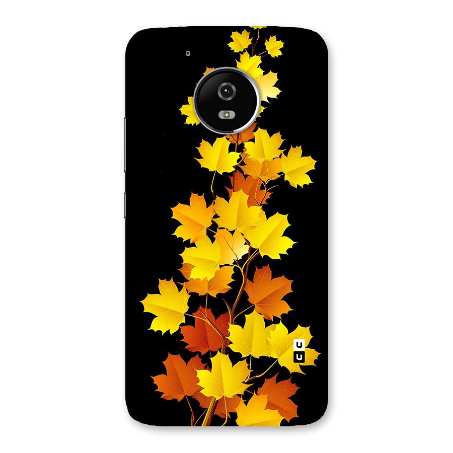 Autumn Forest Leaves Back Case for Moto G5