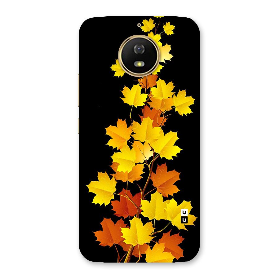 Autumn Forest Leaves Back Case for Moto G5s