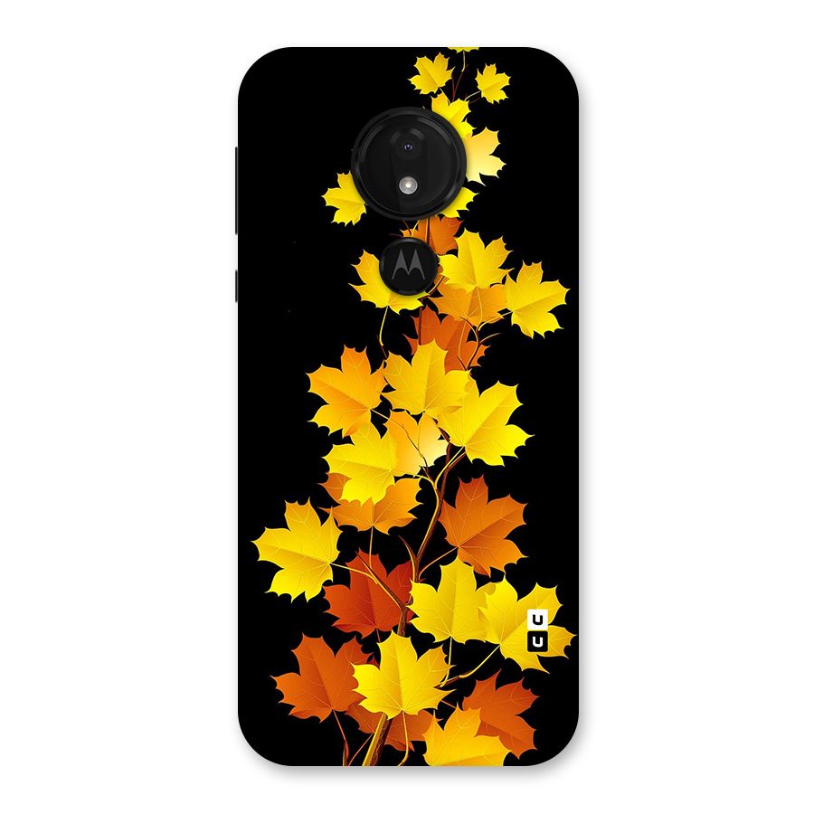 Autumn Forest Leaves Back Case for Moto G7 Power