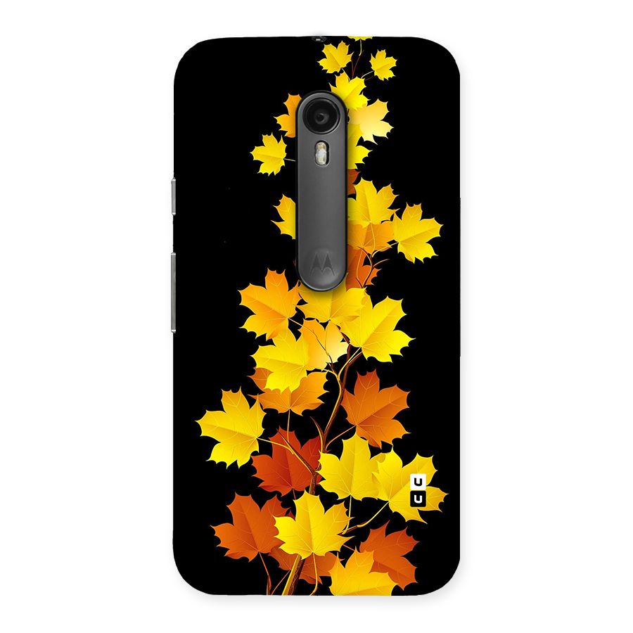 Autumn Forest Leaves Back Case for Moto G Turbo
