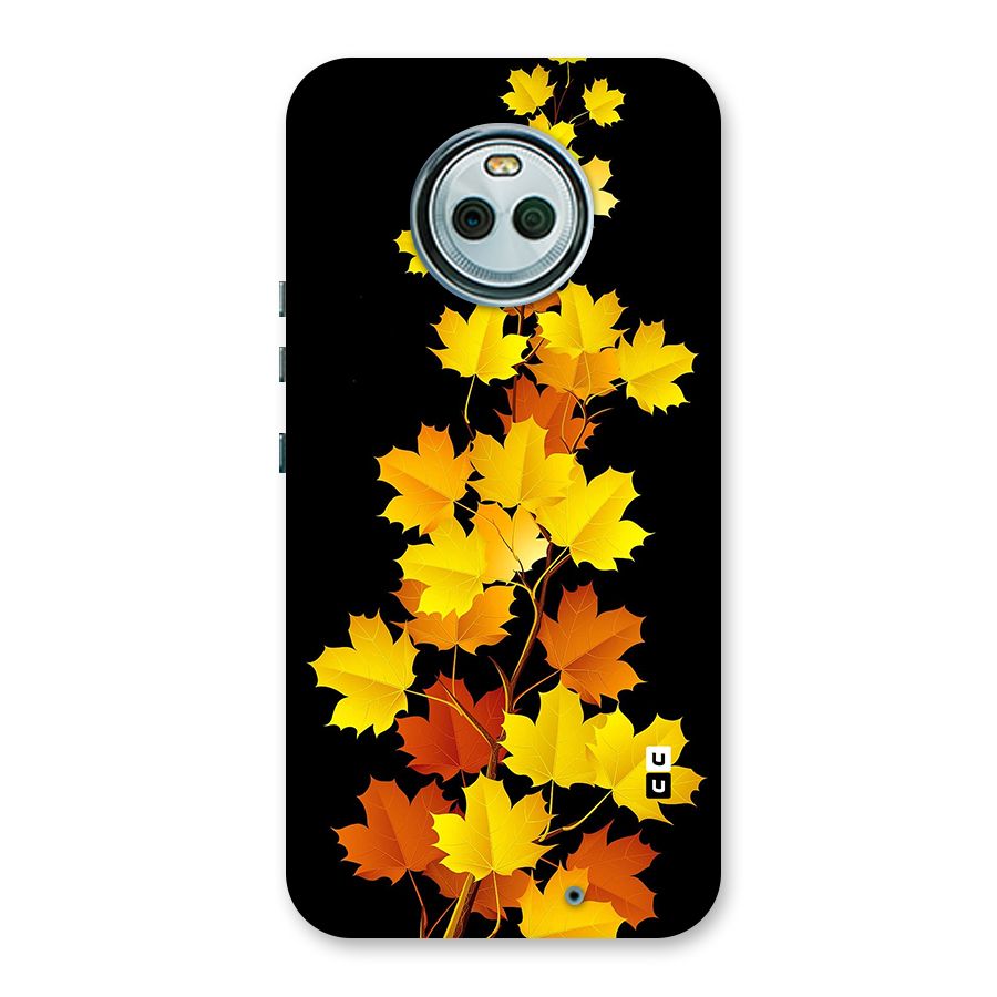 Autumn Forest Leaves Back Case for Moto X4
