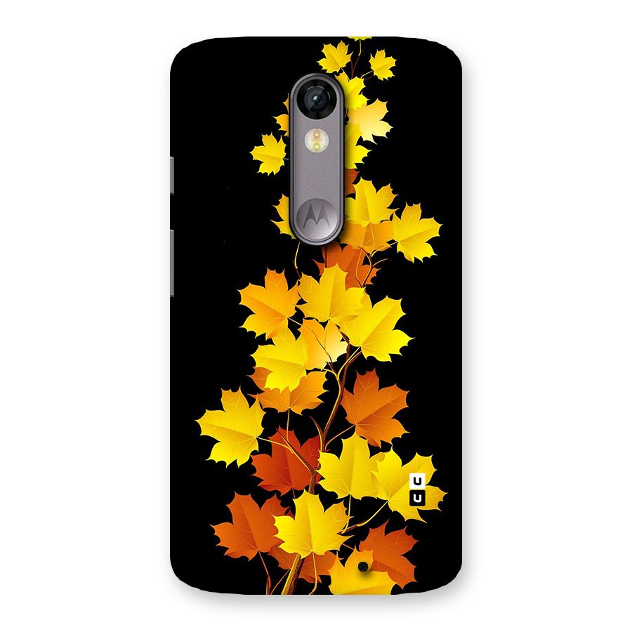 Autumn Forest Leaves Back Case for Moto X Force
