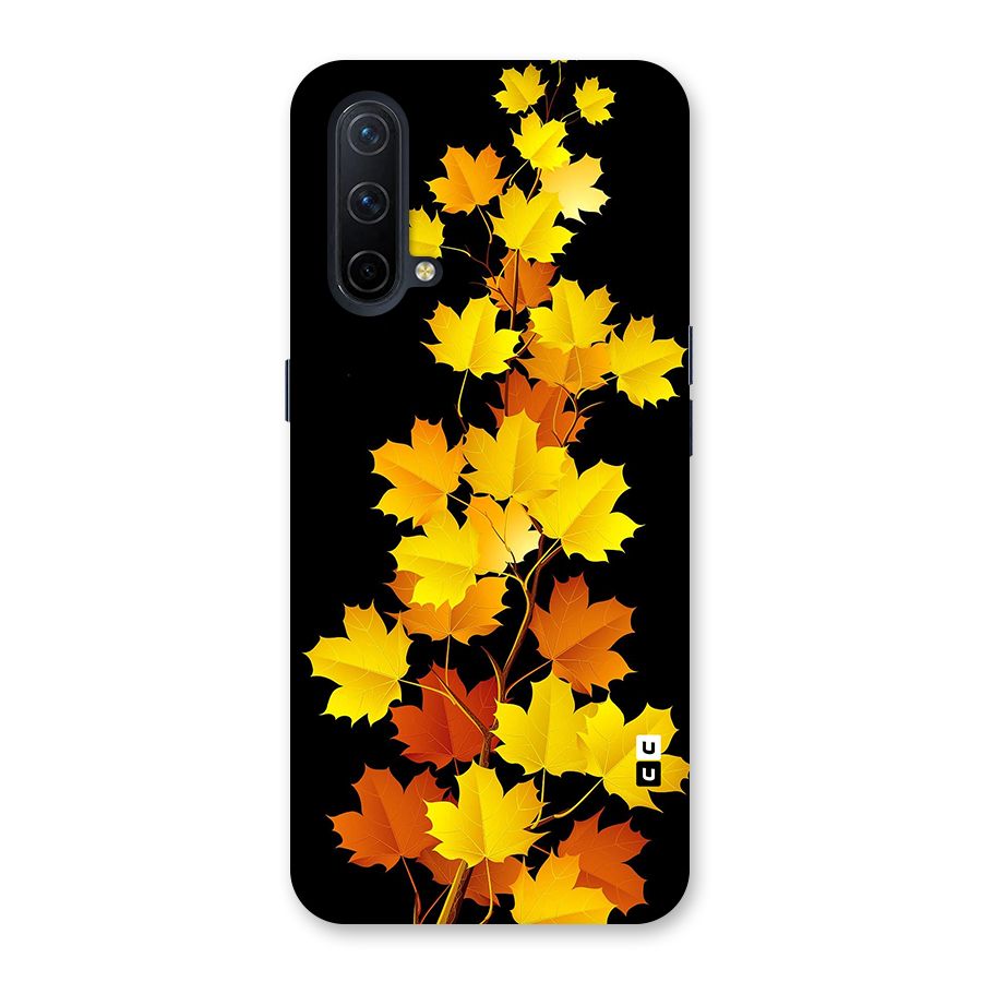 Autumn Forest Leaves Glass Back Case for OnePlus Nord CE 5G