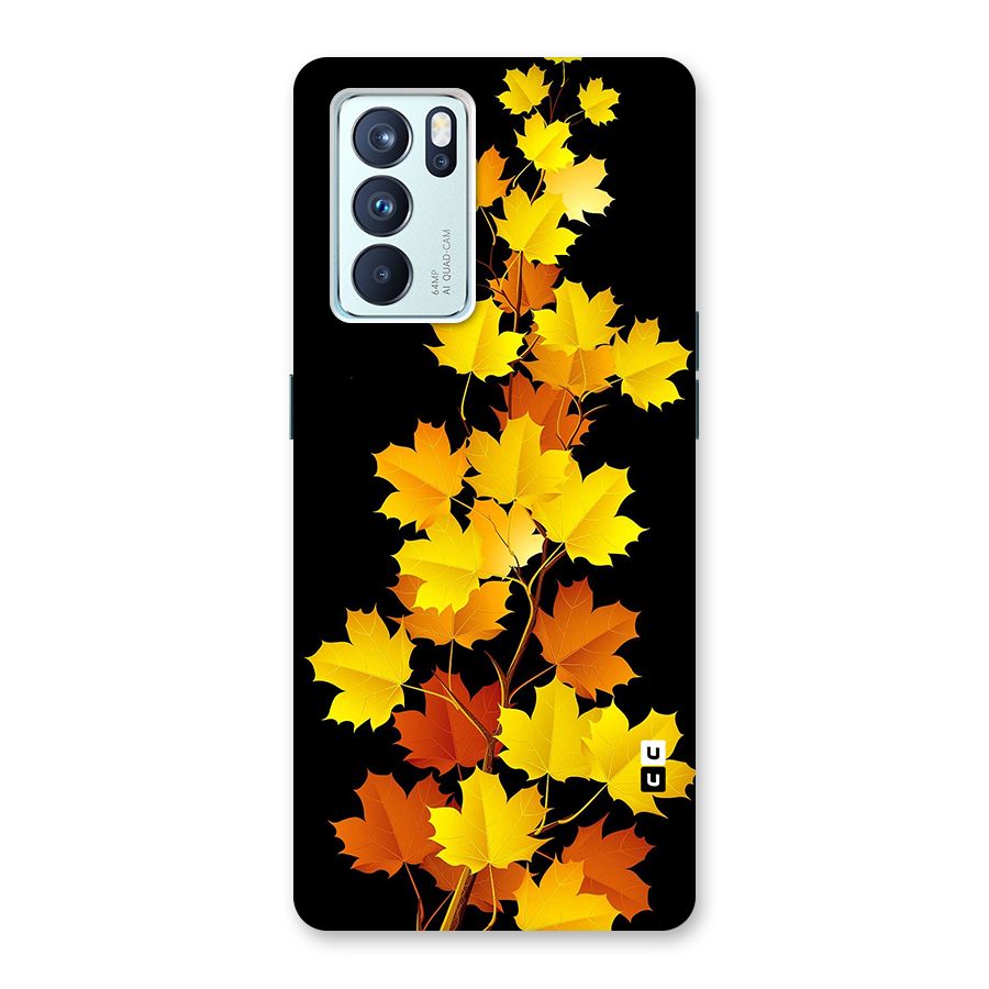 Autumn Forest Leaves Glass Back Case for Oppo Reno6 Pro 5G