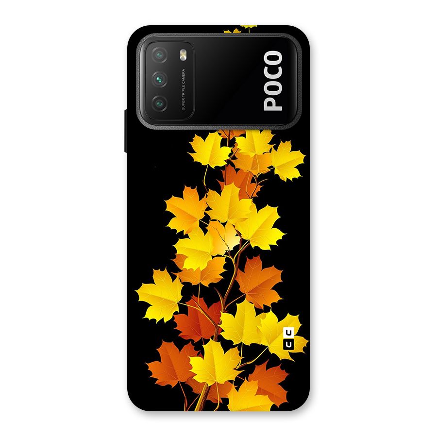 Autumn Forest Leaves Back Case for Poco M3