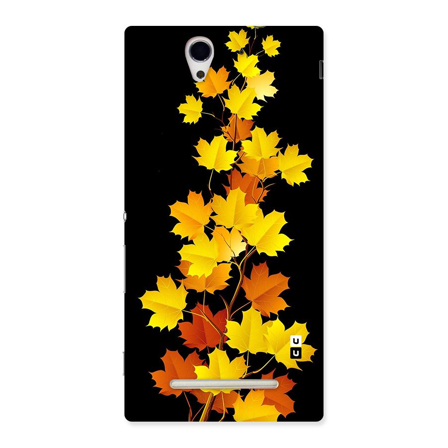 Autumn Forest Leaves Back Case for Sony Xperia C3