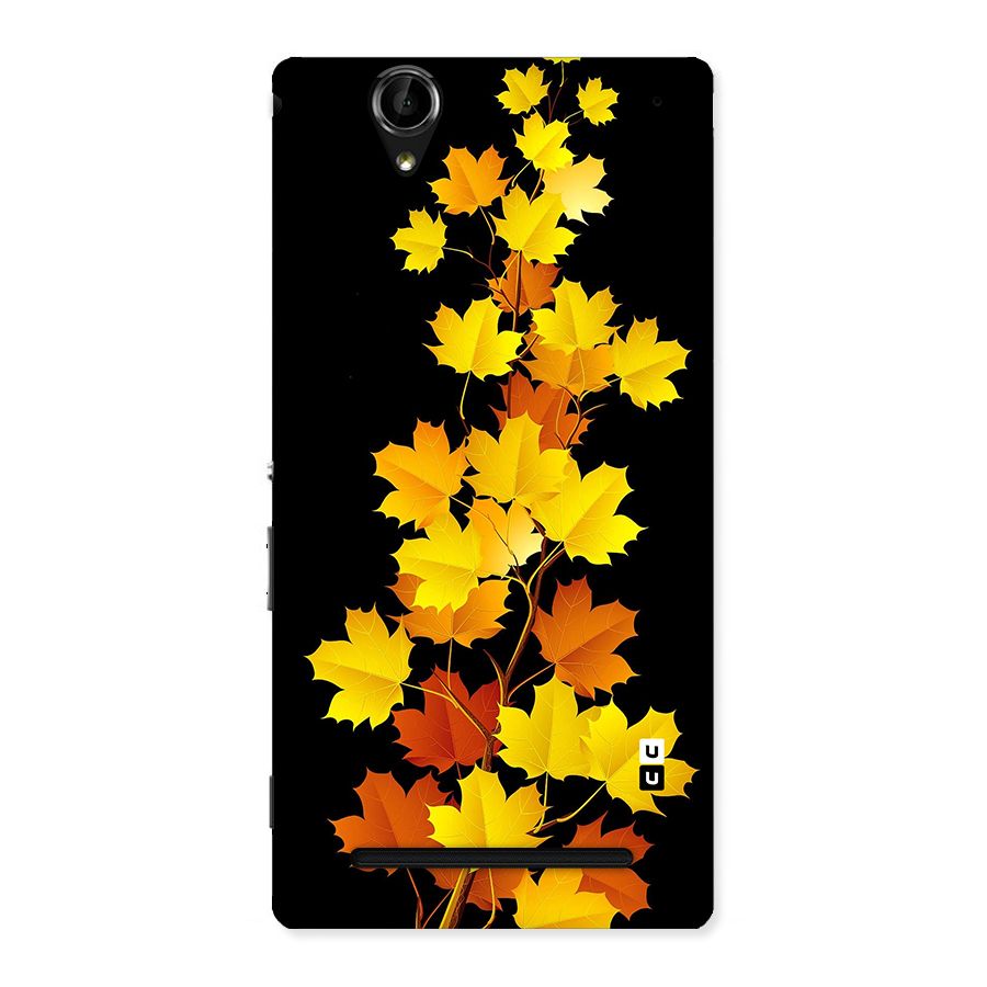 Autumn Forest Leaves Back Case for Sony Xperia T2