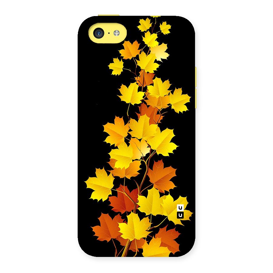 Autumn Forest Leaves Back Case for iPhone 5C