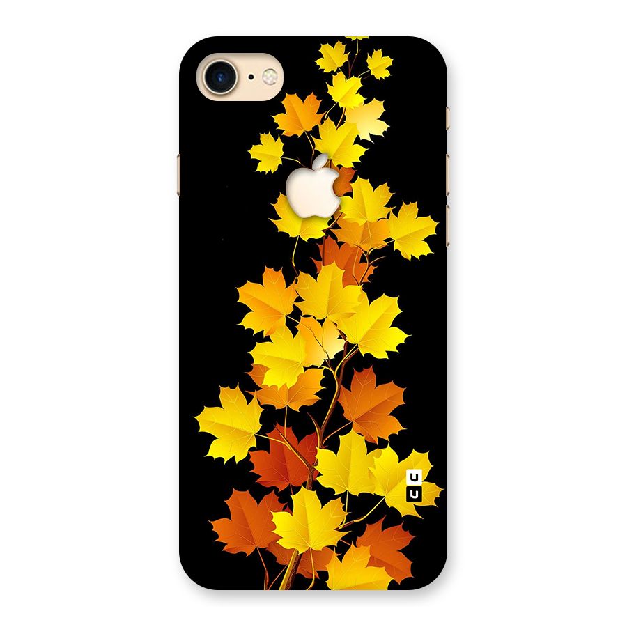 Autumn Forest Leaves Back Case for iPhone 7 Apple Cut