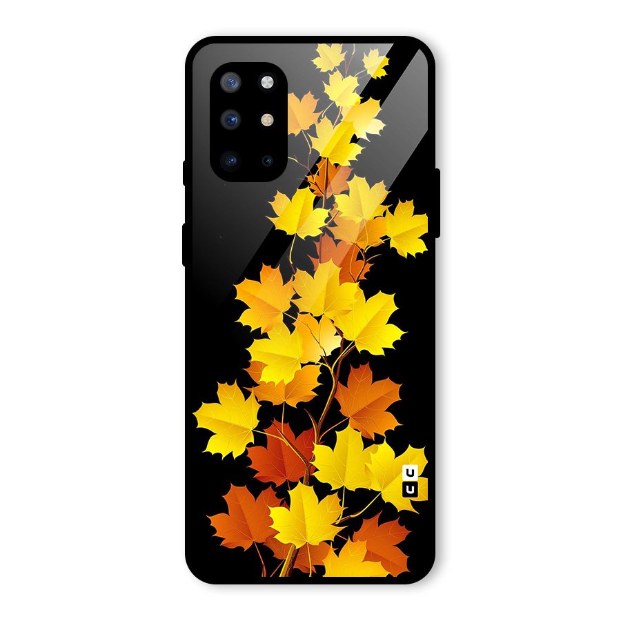 Autumn Forest Leaves Glass Back Case for OnePlus 8T