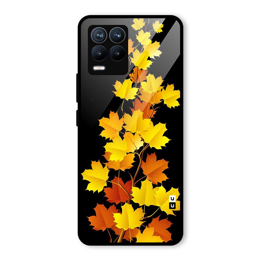 Autumn Forest Leaves Glass Back Case for Realme 8 Pro