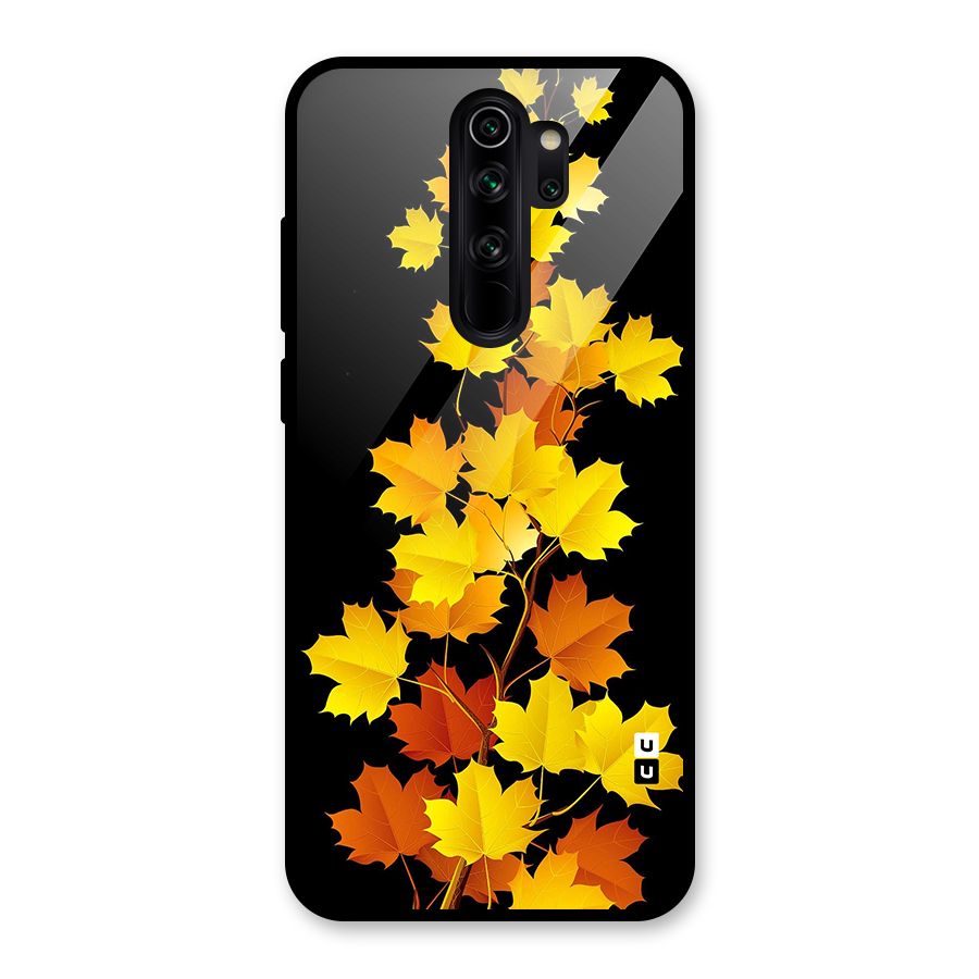 Autumn Forest Leaves Glass Back Case for Redmi Note 8 Pro