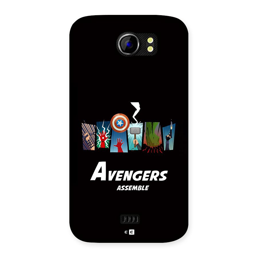 Avengers Assemble Back Case for Canvas 2 A110